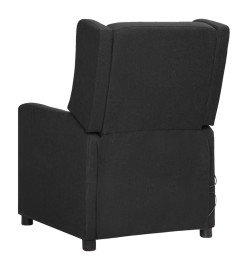 Fauteuil de massage Noir Tissu