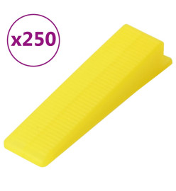 Système de nivellement de carrelage 250 cales 500 clips 1 mm