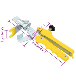 Système de nivellement de carrelage 250 cales 500 clips 1 mm