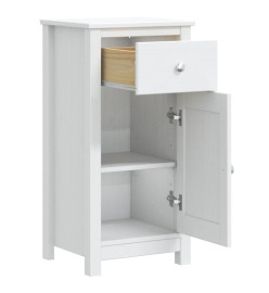 Armoire de salle de bain BERG blanc 40x34x80 cm pin massif