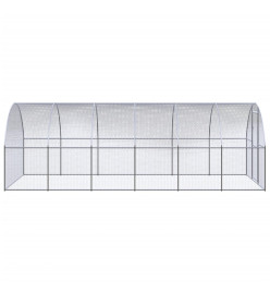 Poulailler d'extérieur 3x6x2 m Acier galvanisé