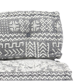 Pouf Gris clair Tissu