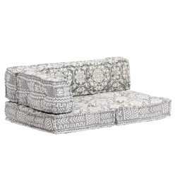 Pouf Gris clair Tissu