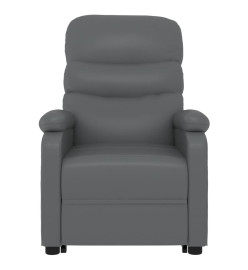 Fauteuil de massage Anthracite Similicuir