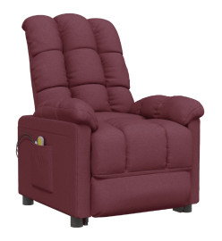 Fauteuil électrique de massage Violet Tissu