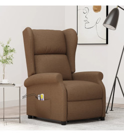 Fauteuil de massage Marron Tissu