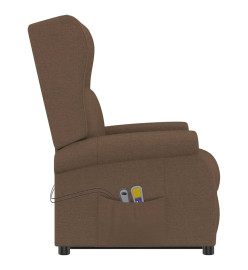 Fauteuil de massage Marron Tissu