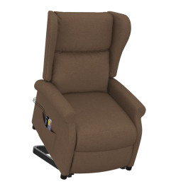 Fauteuil de massage Marron Tissu