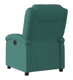 Fauteuil inclinable Vert foncé Tissu