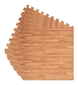 Tapis de sol 6 pcs Grain de bois 2,16㎡ Mousse EVA