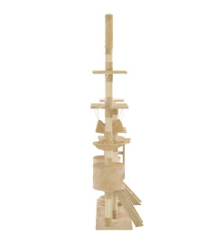 Arbre à chat avec griffoirs en sisal 230-250 cm Beige