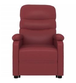 Fauteuil de massage Rouge bordeaux Similicuir