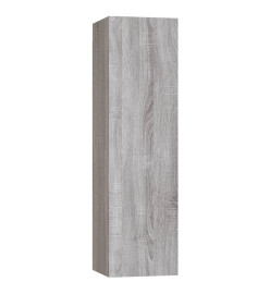 Ensemble de meubles TV 3 pcs Sonoma gris Bois d'ingénierie