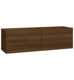 Ensemble de meubles TV 4 pcs Chêne marron Bois d'ingénierie