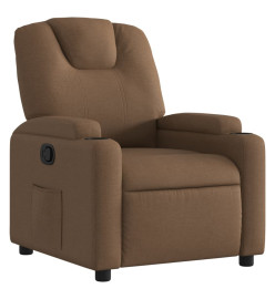 Fauteuil inclinable Marron Tissu