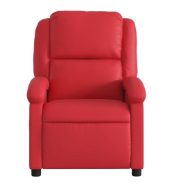 Fauteuil inclinable Rouge Similicuir