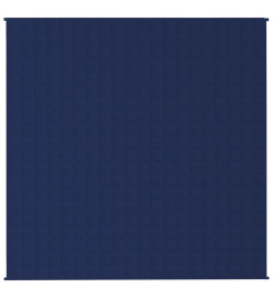 Couverture lestée Bleu 200x200 cm 9 kg Tissu