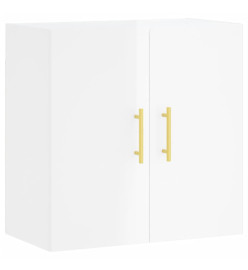 Armoire murale Blanc brillant 60x31x60 cm Bois d'ingénierie