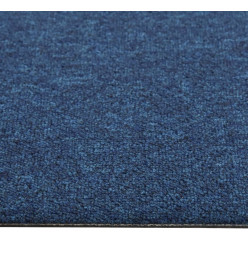 Dalles de tapis de sol 20 pcs 5 m² 50x50 cm Bleu foncé