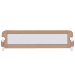 Barrière de lit enfant Taupe 150x42 cm Polyester