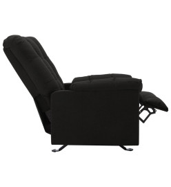 Fauteuil inclinable Noir Tissu