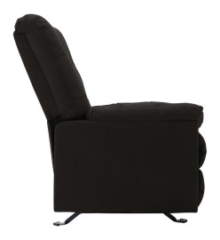 Fauteuil inclinable Noir Tissu