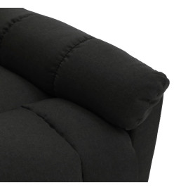 Fauteuil inclinable Noir Tissu