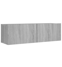 Ensemble de meubles TV 4 pcs Sonoma gris Bois d'ingénierie