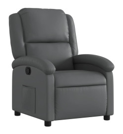 Fauteuil inclinable Gris Similicuir