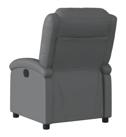 Fauteuil inclinable Gris Similicuir