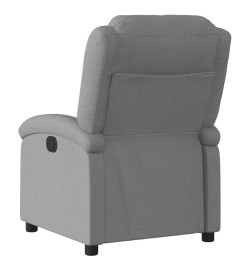 Fauteuil inclinable Gris foncé Tissu