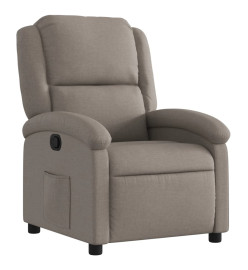 Fauteuil inclinable Taupe Tissu