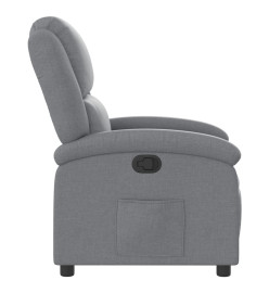 Fauteuil inclinable Gris clair Tissu