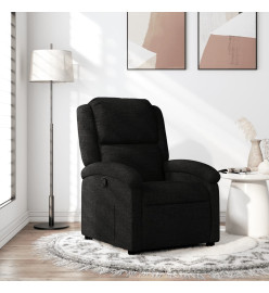 Fauteuil inclinable Noir Tissu