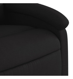 Fauteuil inclinable Noir Tissu