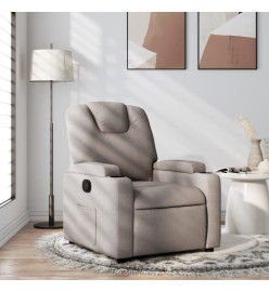 Fauteuil inclinable Taupe Tissu