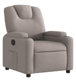 Fauteuil inclinable Taupe Tissu