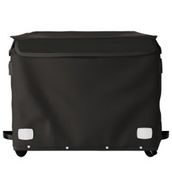 Remorque pour vélo noir 45 kg fer