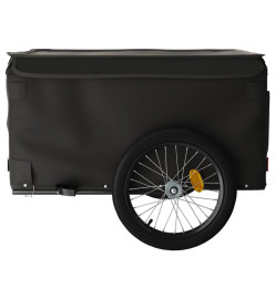 Remorque pour vélo noir 45 kg fer