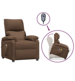 Fauteuil de massage Marron Tissu