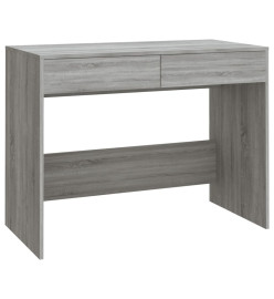 Bureau Sonoma gris 101x50x76,5 cm Aggloméré