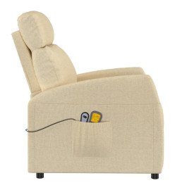 Fauteuil de massage Crème Tissu