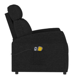 Fauteuil de massage Noir Tissu