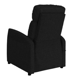 Fauteuil de massage Noir Tissu