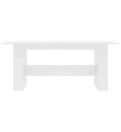 Table de salle à manger Blanc 180 x 90 x 76 cm Aggloméré