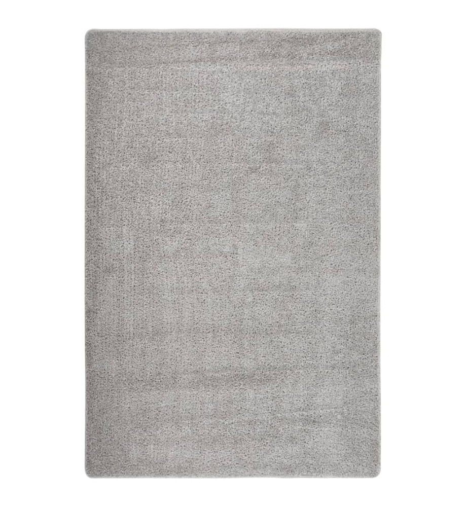 Tapis shaggy antidérapant Gris clair 200x290 cm