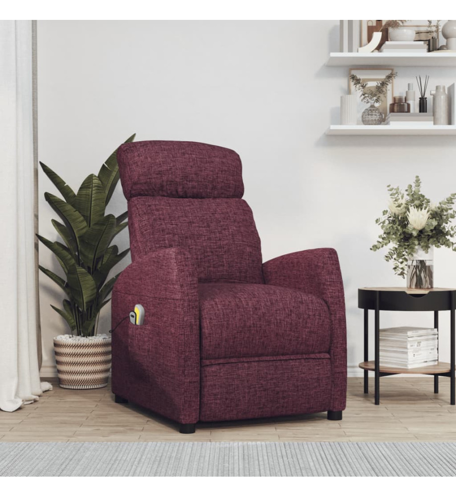 Fauteuil de massage Violet Tissu