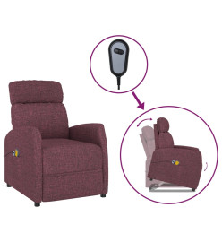 Fauteuil de massage Violet Tissu