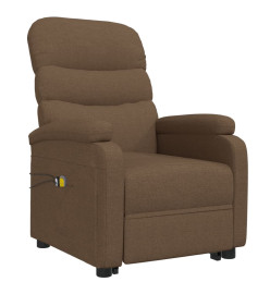 Fauteuil de massage Marron Tissu