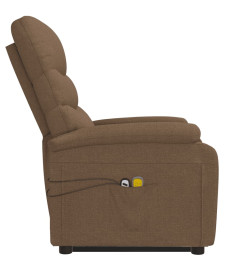 Fauteuil de massage Marron Tissu